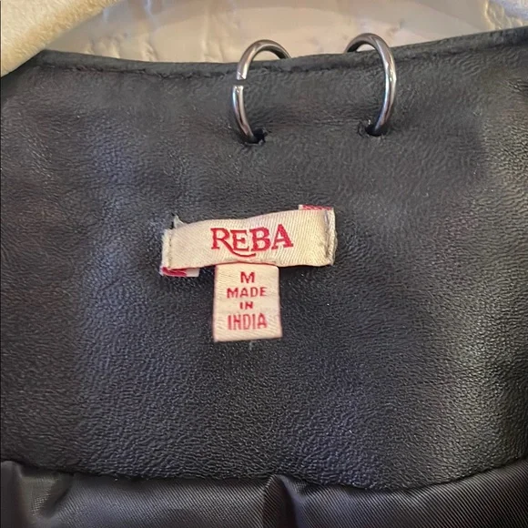 Black Studded Leather Jacket - Picture 2 of 9